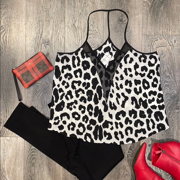 Express Tops - Express Animal Print Cami